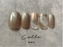カラネイル 南森町店(calla nail)/偏向パールジェル