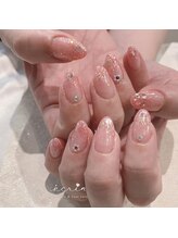 エクラン(ecrin)/夏カラーラメグラデ