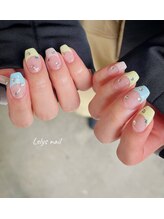 レリーズ ネイル(Lelys nail)/春カラーフレンチネイル