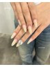 アクリルスカルプ(長さだし)ワンカラー