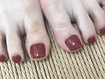 ジュエ ネイルスタジオ(jouer nailstudio.)/foot one color