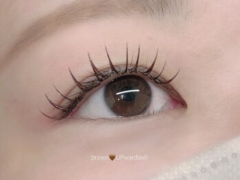 ヘアーサロン ニコ(2CO)/ブラウン×アップワードラッシュ
