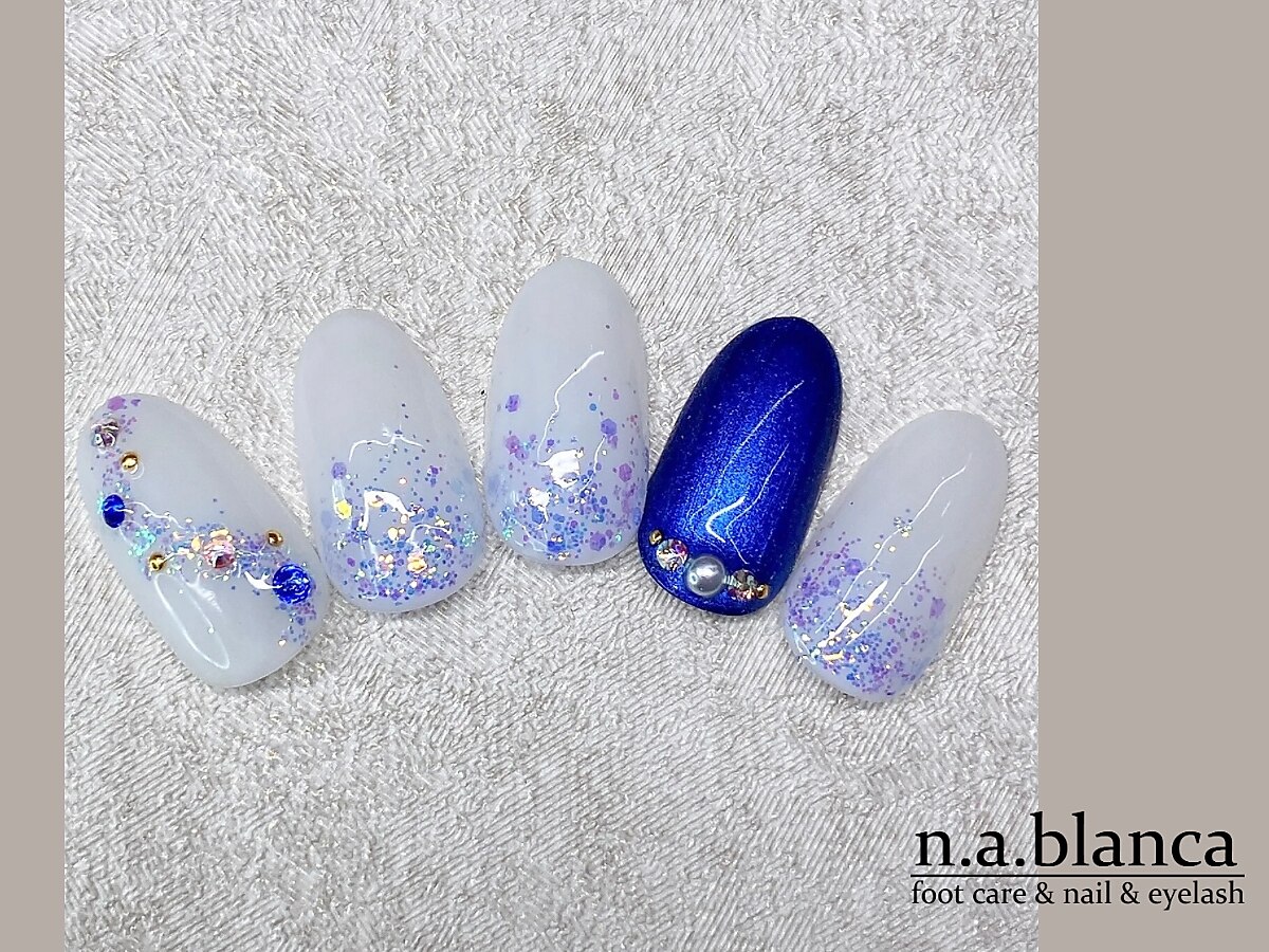 M-STYLE ネイルアート筆 青 M-STYLE ネイルアート筆 青