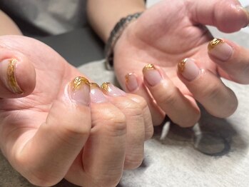 メンズフレンチネイル