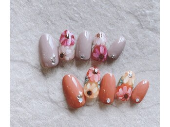 ブリオン 六本松店(Bullion)/クラシカルフラワーネイル