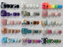 フットネイルサンプル