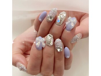 マイルーム(my room)/リボンツイードネイル