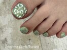 フット1本アート