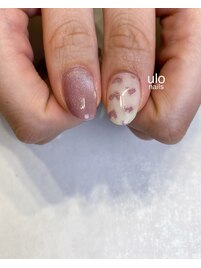 ハートネイルピンクマグネット