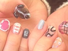 ゆびノさき/ワンちゃんネイル