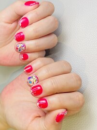 ショートネイルでキュートに◎