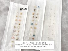 ネイルアンドアイラッシュアンド脱毛サロンビビ(BiBi)/耳つぼジュエリーゴールド