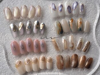 イリ(iri.)の写真/多数ご用意してある定額メニューからご選択いただけ、デザインが決まる。毎月1日には新しいアートを更新！