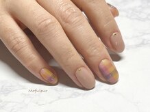 モフルール(Mofuleur)/チェック・ピンク