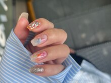 ファンクションネイルズ 表参道 原宿(FUNCTION NAILS)/水彩/カラフル/パーツ