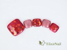 エリクサーネイル 渋谷(Elixir Nail)/定額cフットやり放/クーポン使用