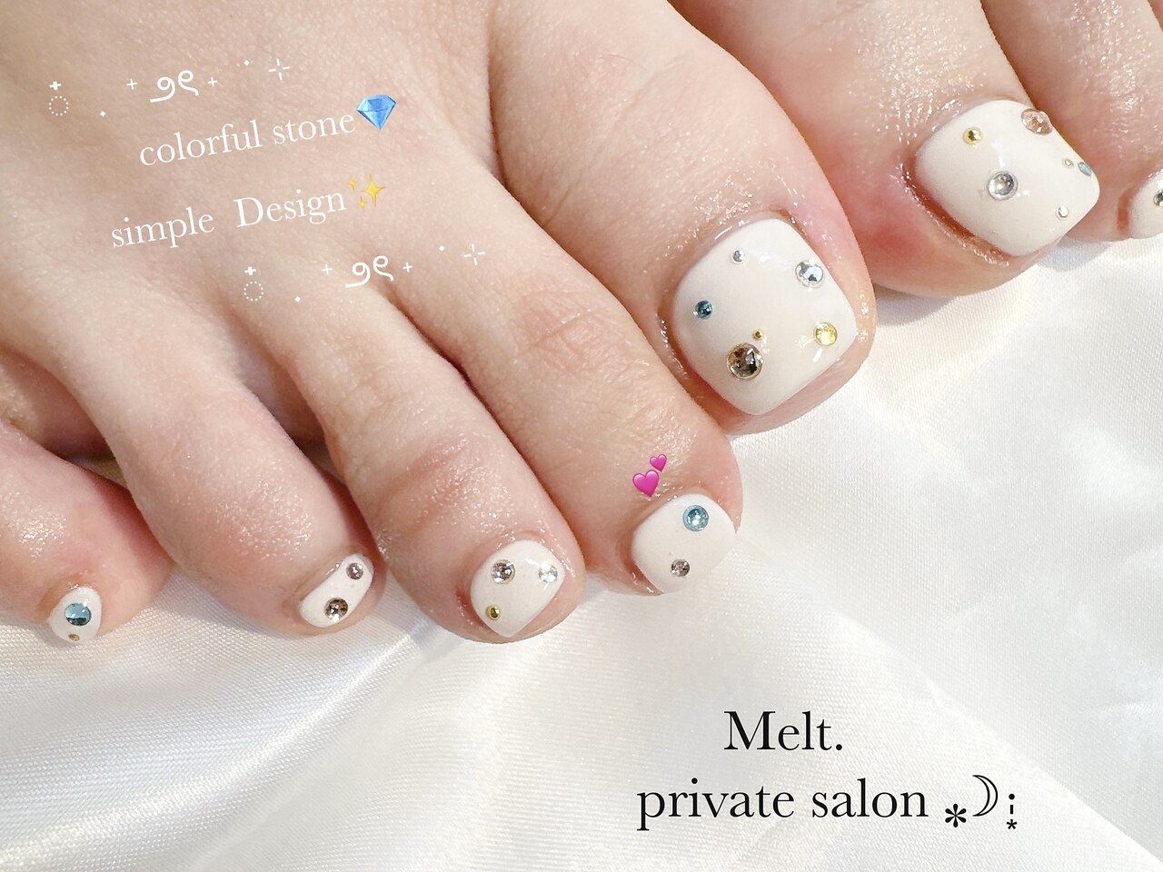 シンプル フットネイル オールシーズン/海/リゾート/フット/シンプル - ayumi3333の