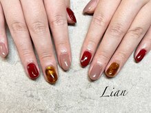 リアン 京都四条河原町店(Lian)/秋ネイル☆