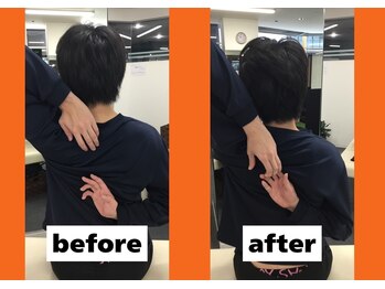 パーフェクトストレッチ 大阪船場店/ストレッチ肩こり/30代男性