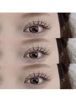 She's lash 渋谷店【パリジェンヌ/まつげパーマ/マツエク/眉毛/アイブロウ/パリエク】/フラット100本×下まつ毛30本
