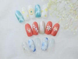 雪の結晶ネイル☆