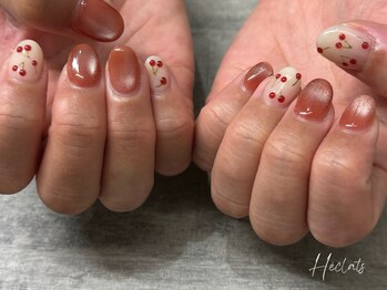 エクラス 銀座(Heclats)/さくらんぼ/フルーツ/夏ネイル