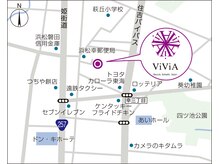 ヴィヴィア(ViViA)の雰囲気（浜松幸郵便局の駐車場の奥にサロンがございます。）