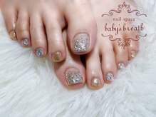 ベイビーズブレス(baby's breath)の雰囲気（フットジェル★デザイン無制限￥5980）