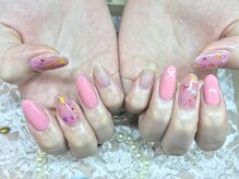 アズビー みゆき店(asB)/押し花ネイル