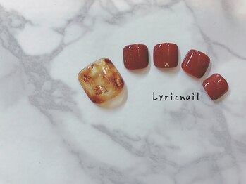 リリックネイル 本八幡店(LyricNail)/★フット★大理石風ネイル♪