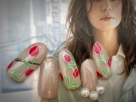 【チューリップネイル】