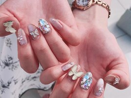 埋め尽くし×マグネットネイル