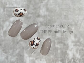 スリー(THREE)/October 2022/nail design