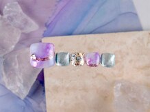 ショコ アンド ラム(Syoko&Lum)/梅雨らしいニュアンスネイル