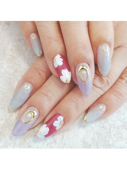 ラバーズネイル(Lover's Nail)/フラワーネイル