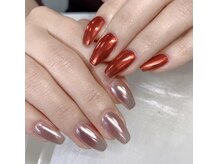 桜ネイルサロン/ミラーネイル