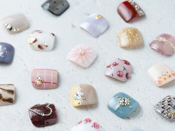 アンティークベル(ANTIQUE BELLE)の写真/種類が豊富な定額ネイル★デザインが選べない方は、サンプルからお選び下さい！季節のデザインも魅力的♪