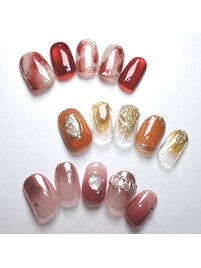 秋ネイルcollection