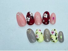 ネイルサロン ブリオン(Nail Salon Bullion)/ワンピフラワーネイル