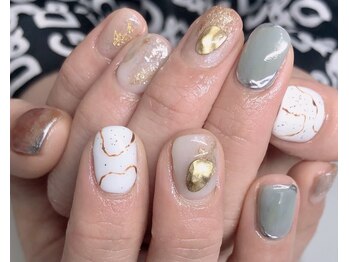 サワネイル(Sawa nail)/お持ち込みデザインでニュアンス