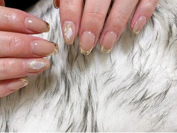 キキネイル たまプラーザ店(kikinail)/ガラスフレンチネイル