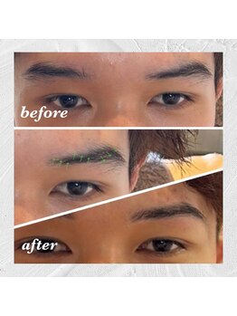 オンリーケア バイ ボーイズビー(ONLY CARE by Boys Be)/アイブローワックス+ラミネート