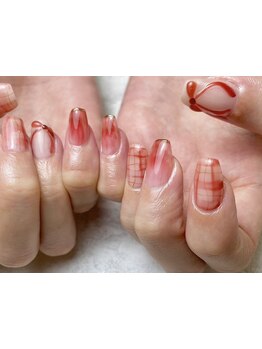 手描きアートが得意なサロン