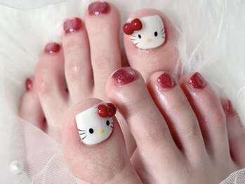 ビルドアップビューティー(Build Up Beauty)/フットネイルリボン