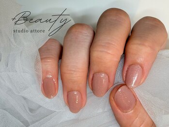 アットーレ 札幌の写真/札幌駅徒歩2分☆"シンプル・上品なdesign"で指先をより美しく魅せたい-オトナ女性へ♪ワンカラー¥6,600~