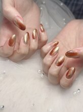 秋ニュアンスネイル