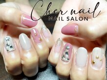 シェル ネイル(Cher nail)/Ｘｍａｓネイル【Cher nail】