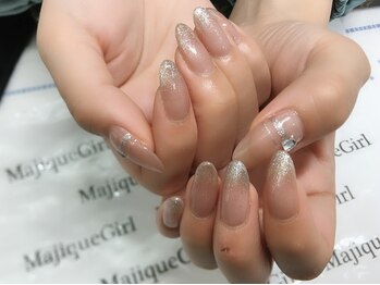 ネイルサロン マジックガール(Nail Salon MagiqueGirl)/【透け透けブラウン】