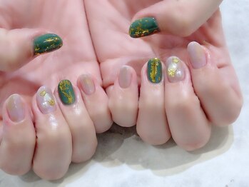 ラルネイル 大宮(Lull. nail)/#新春#ホイル#シェルストーン