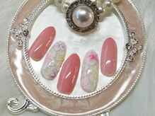 アムルーズ(Amoureuse)/花柄ネイル♪